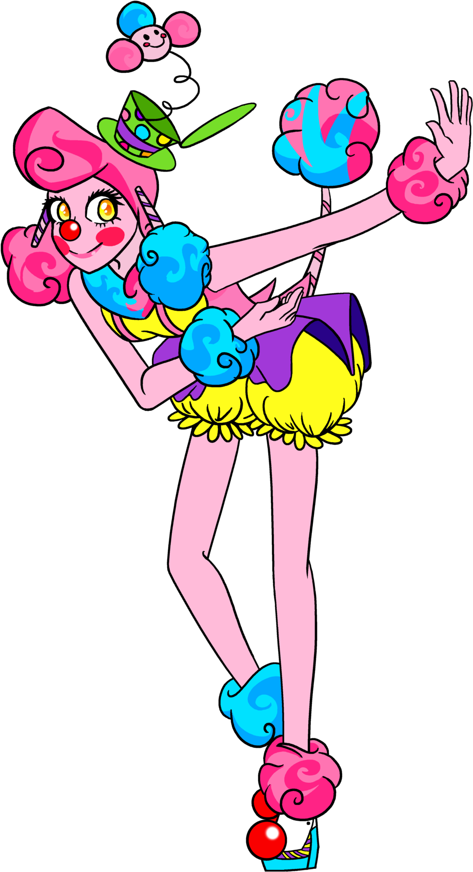 Happy Birthday Moniquepalmerine By Tf-circus - Circus (1024x1749)