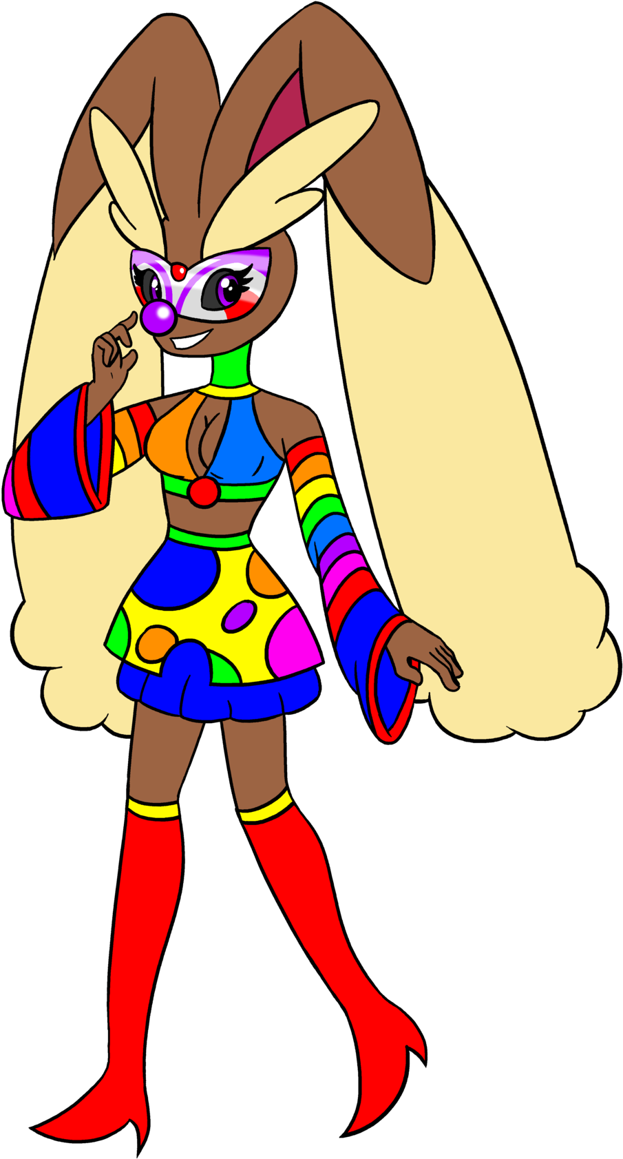 Clowny Punny - Clown Lopunny (1024x1789)