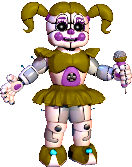 Golden Circus Baby By Chica56 - Five Nights At Freddy's Circus Baby (600x600)