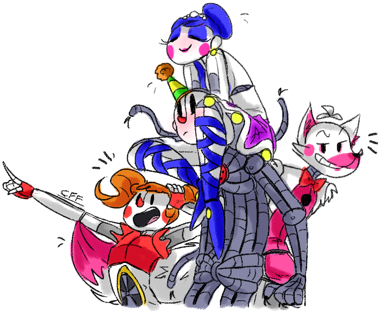 Circus Squad By Ifuntimeroxanne - Circus Fnaf Family (769x628)