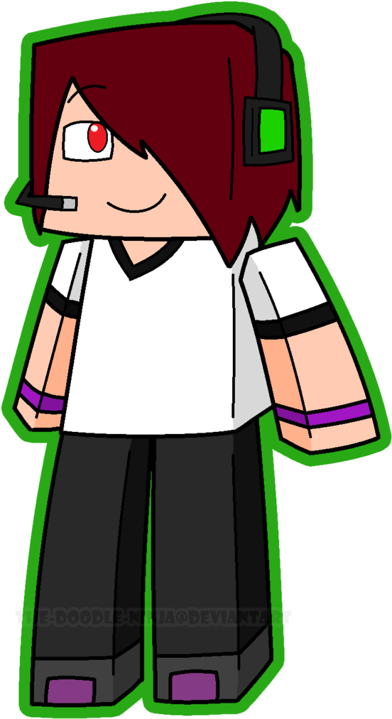 Minecraft More Deadlox Xd By The Doodle Ninja On Deviantart - Deadlox Minecraft Fan Art (744x1074)