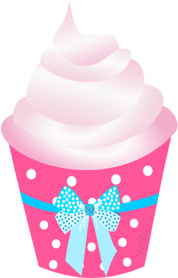 Cup Cake Lacinho - Soft Serve Ice Creams (337x432)