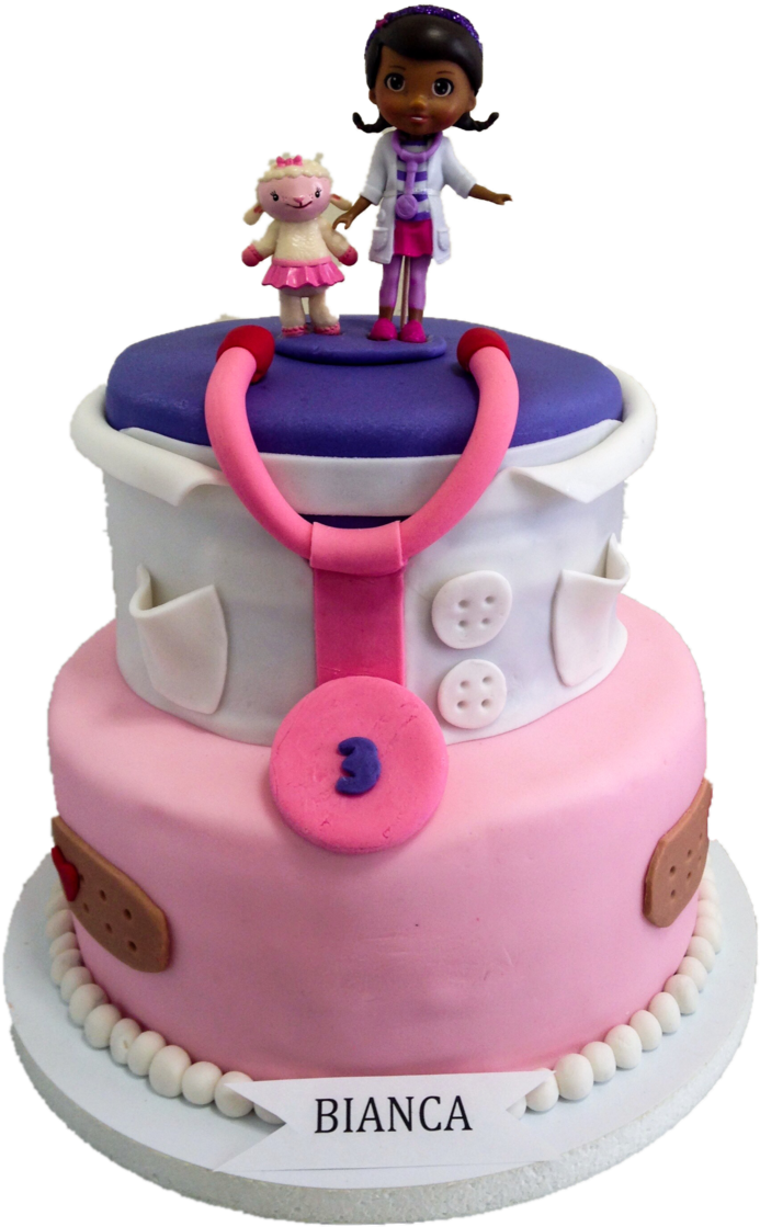 Doc Mcstuffins Cake - Doc Mcstuffins (1000x1333)