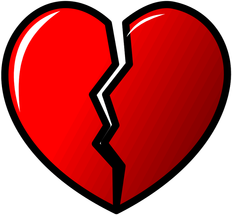 Heartbreak - Heart Breaking Gif Png (800x800)