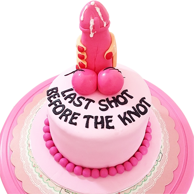 Dick Birthday Cake Pink Penis Cakes Pinterest Bachelorette - Bridal Shower Cake Penis (640x640)