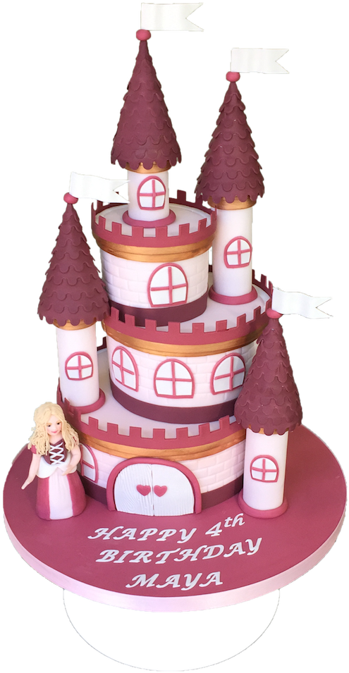Curious How To Make Cakes - Castle (1000x1000)