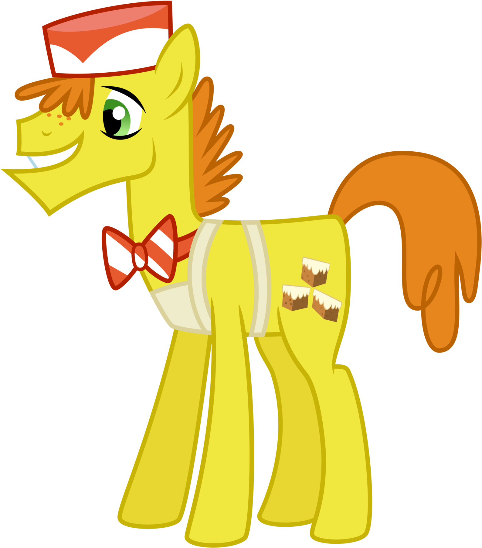 Cake By Missgoldendragon Mr - My Little Pony Mr Cup Cake (1600x1814)