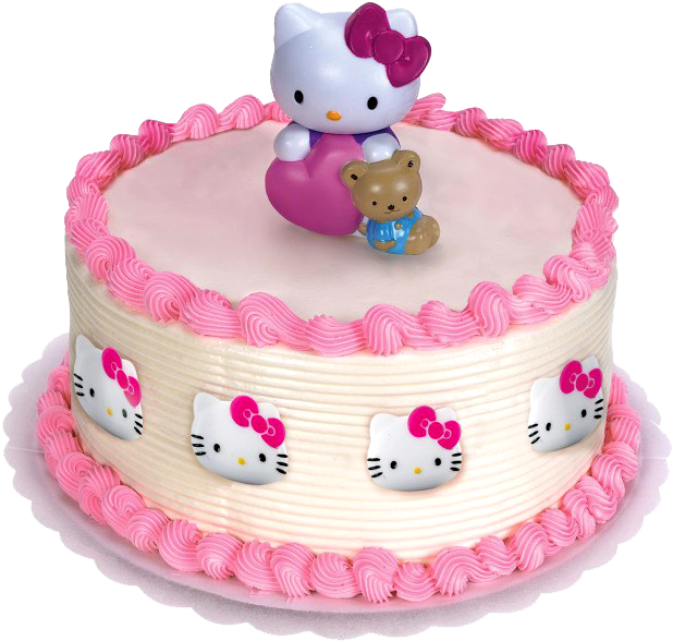 Best Birthday Cake Png Images Free Transparent Background - Hello Kitty Cake Topper (720x720)