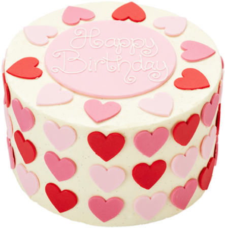 I Want This On 3 Layers With Pastel Coloured Hearts - Torte (493x593)