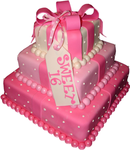 Customized Home-made Cakes - Sweet Sixteen Cakes (590x671)