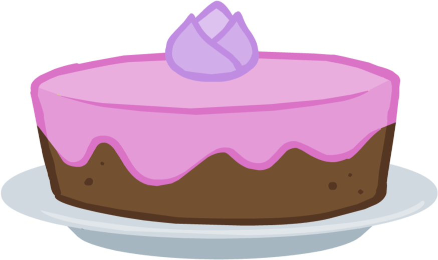 Pink Frosting Cake By B3archild - My Little Pony Canterlot Food (900x573)