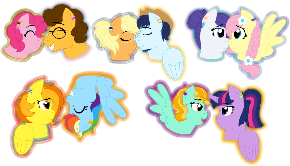 My Mane Six Shippings - Mlp Mane 6 Love (1024x559)