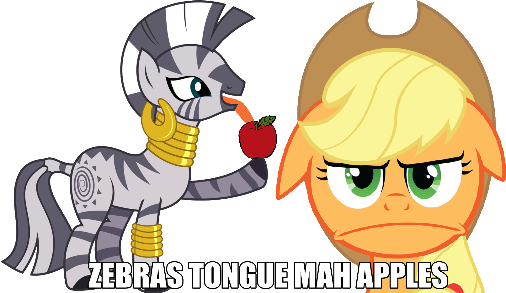 Zebras Tongue Mahapples Pony Snips Mrs - My Little Pony: Friendship Is Magic (1626x934)
