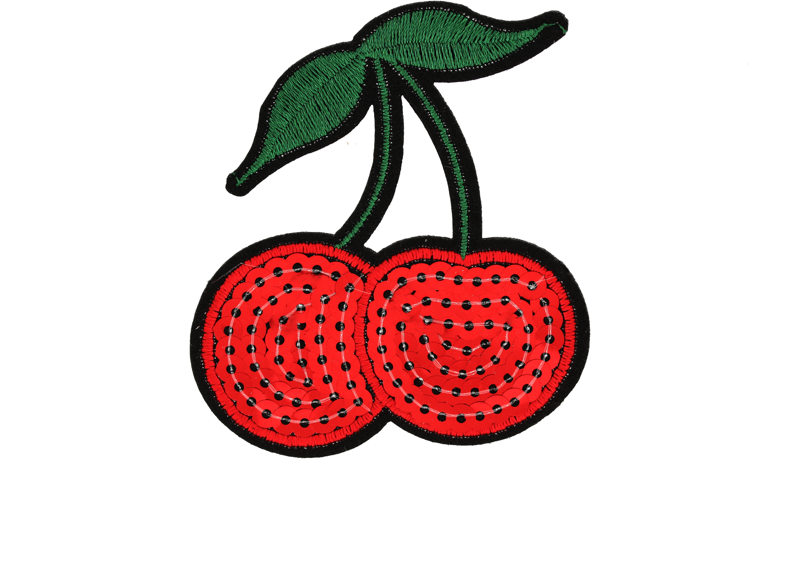 Sequins Big Red Cherry Patch - Sequins Big Red Cherry Patch (2746x1955)