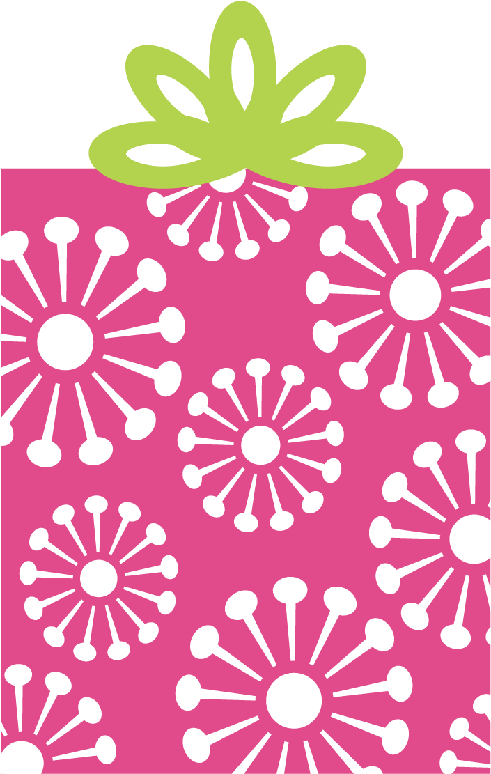 Images For Happy Birthday Present Clipart - Pink Birthday Present Clip Art (1200x1200)