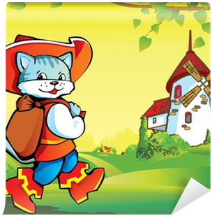 Puss In Boots On Landscape Background - Puss In Boots In Modern English (translated) (400x400)