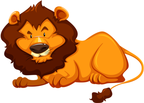 Emoticon - Lions In The Zoo Clipart (500x336)