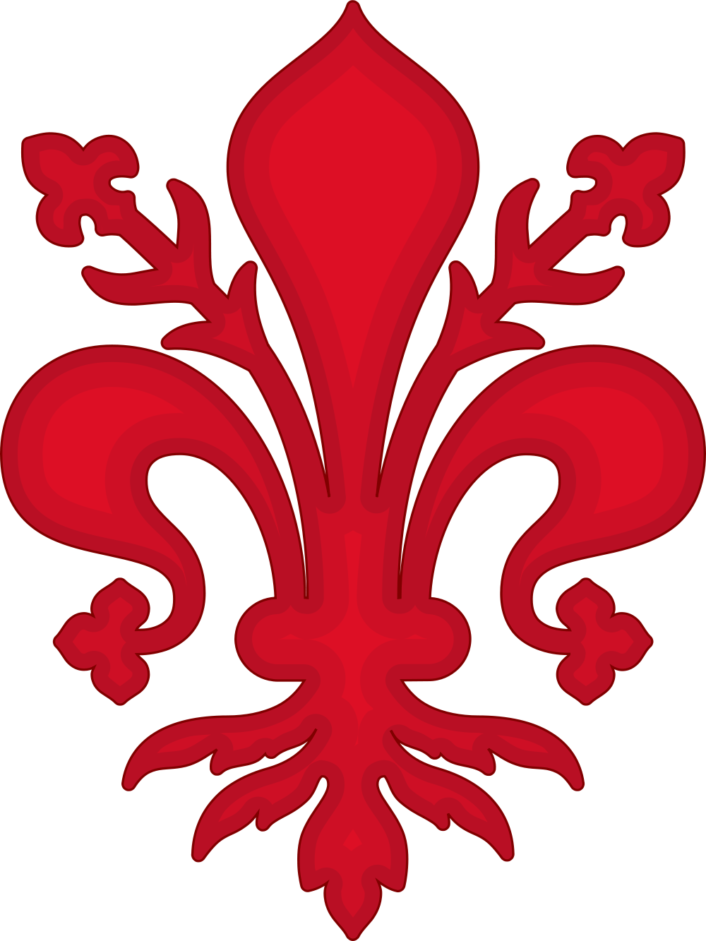 Fleur De Lys - Fleur De Lis Florence Symbol (1000x1333)