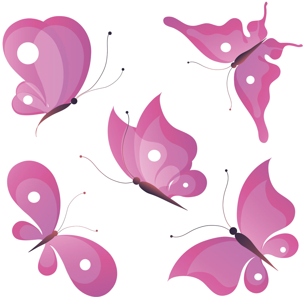 Butterfly Silhouette Clip Art - Butterfly Silhouette Clip Art (1000x1000)