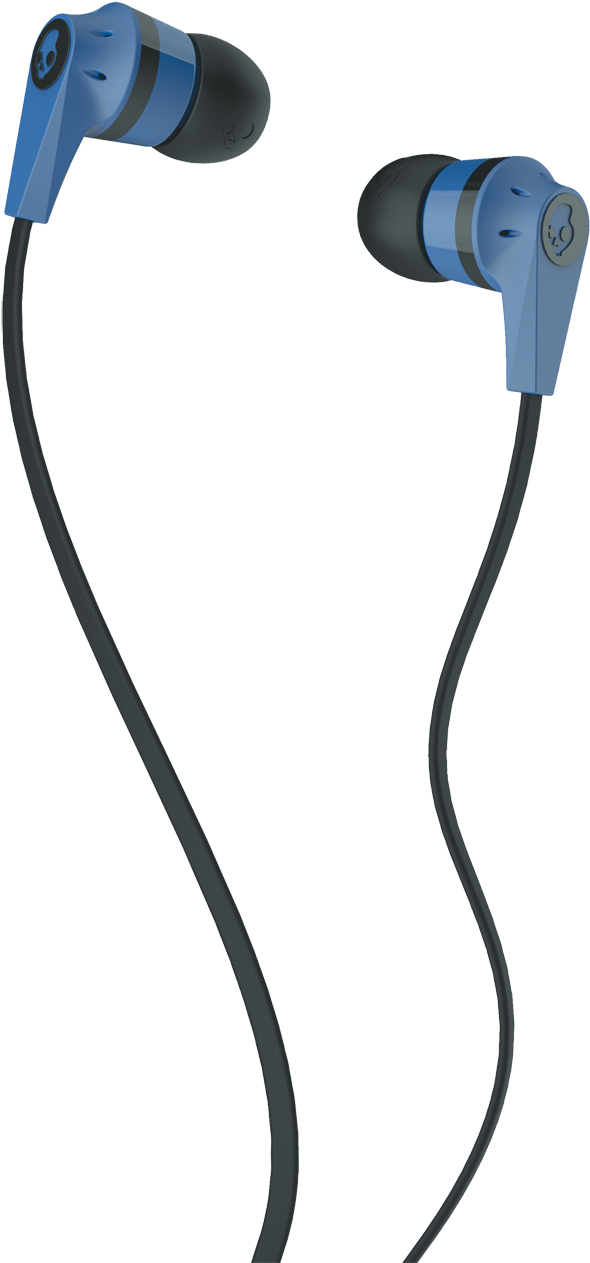 Ear Phones Clipart - Skullcandy Ink'd 2 - Headset - In-ear - Black, Blue (746x1400)