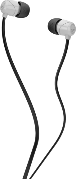 Earbuds Jib In-ear Wht - Earbuds Black And White Clipart (245x575)