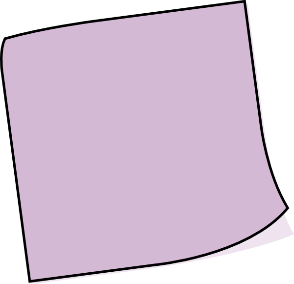 Purple Stiky Clip Art At Clker - Purple Stiky Clip Art At Clker (600x580)