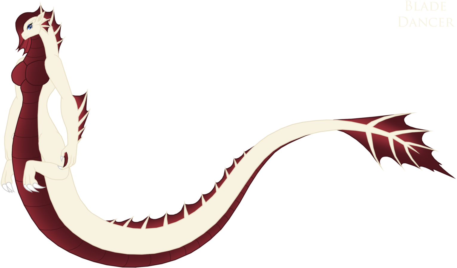 Blade Dancer Kaiju Form By Pyrus-leonidas - Mermaid Kaiju (1600x956)
