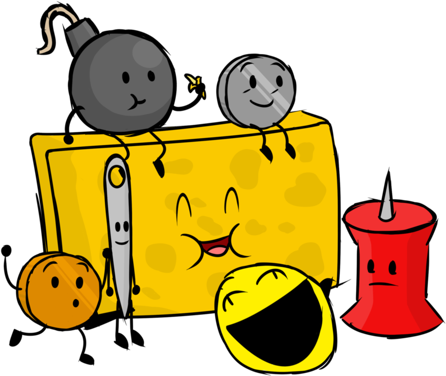 Fiji Walter Sobchak Yellow Clip Art Food - Sad Battle For Dream Island And Inanimate Insanity (894x894)