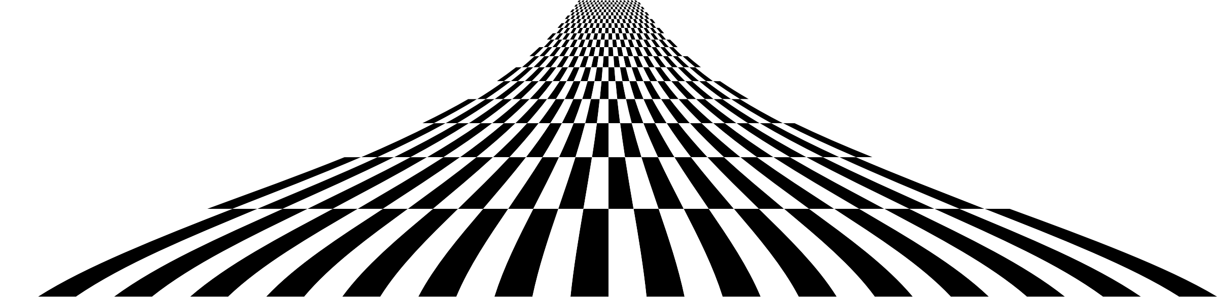 Big Image - Black And White Striped Rug (2400x586)