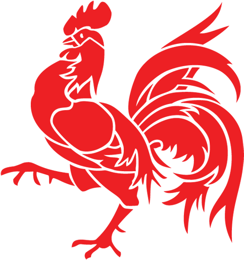 Rooster Stencils Printable Rooster Stencil Roosters - Rooster Chinese New Year Png (500x532)