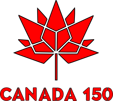 Picture Of Canada 150 Logo - Canada 150 Christmas Ornaments (388x348)