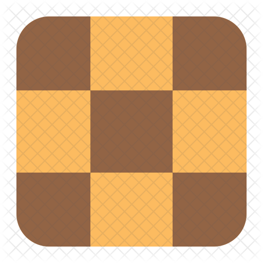 Checkerboard Cookie Icon - Checkerboard (512x512)