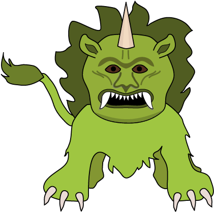 An Illustrated Legend Of The Horrible Monster Nian - Chinese New Year (430x422)