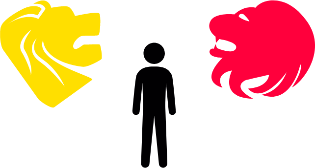 Join Us - Plaque Gravée Autocollante 8cm Lion Fond Or Brossé (642x344)