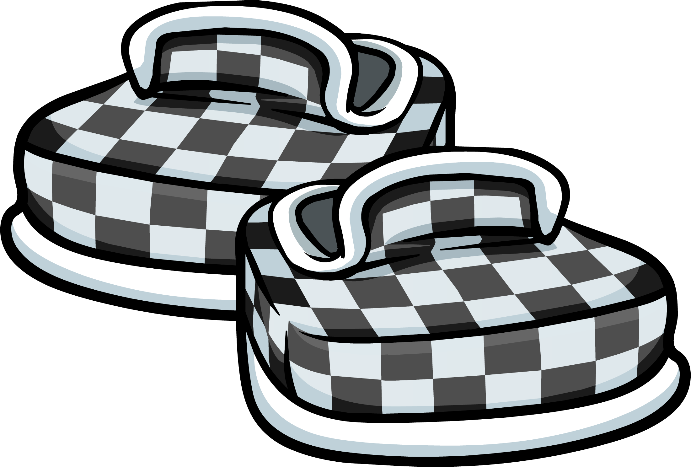 Black Checkered Shoes - Club Penguin Checkered Shoes (2202x1488)