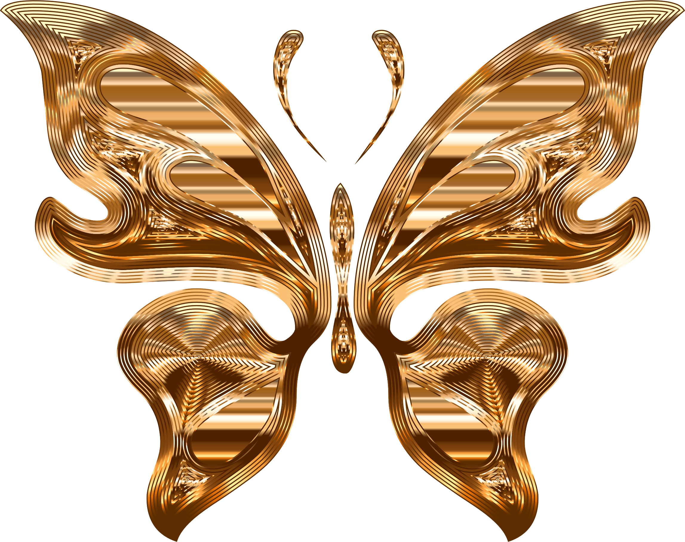 This Free Icons Png Design Of Prismatic Butterfly 10 - Gold Butterfly Silhouette Background (2294x1814)