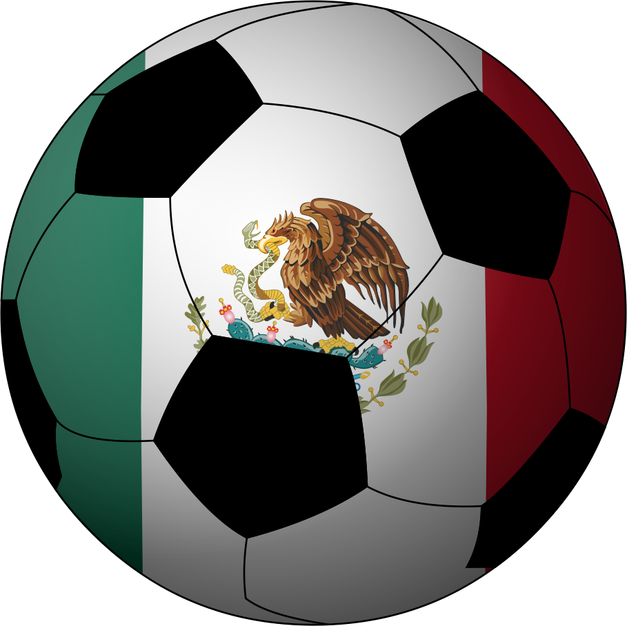 American Football Clip Art - Mexico Flag (909x908)