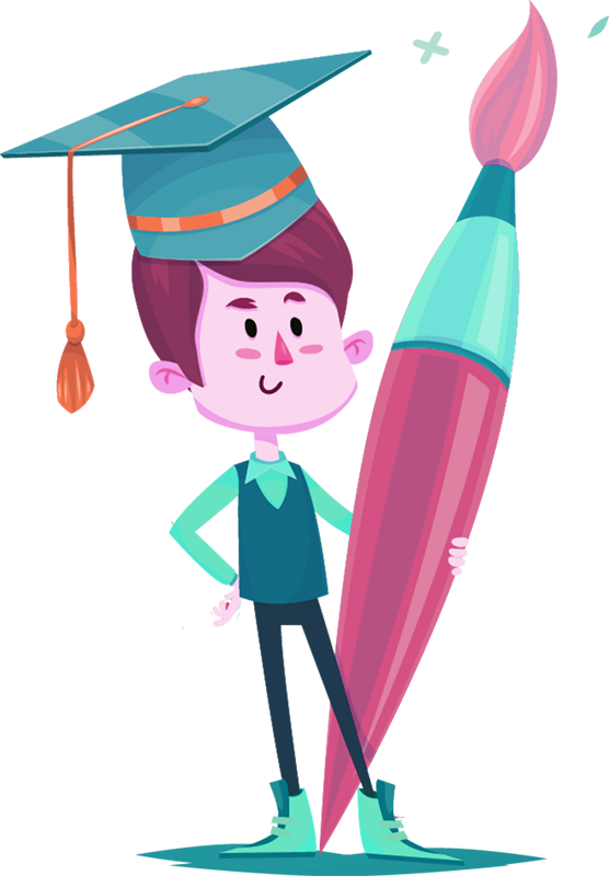 Cartoon Doctorate Bachelor's Degree Estudante Master's - Cartoon Doctorate Bachelor's Degree Estudante Master's (556x800)