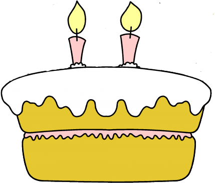 What - 2 Candles On A Cake (450x371)