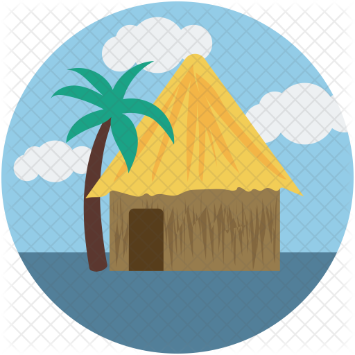Village Hut Icon - House (512x512)