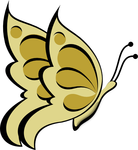 Butterfly Clip Art (552x599)