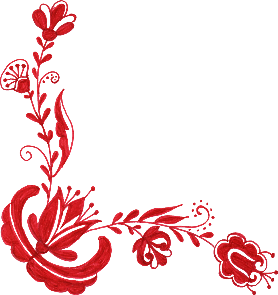 Flower Red Floral Design Clip Art - Flower Red Floral Design Clip Art (1729x1834)