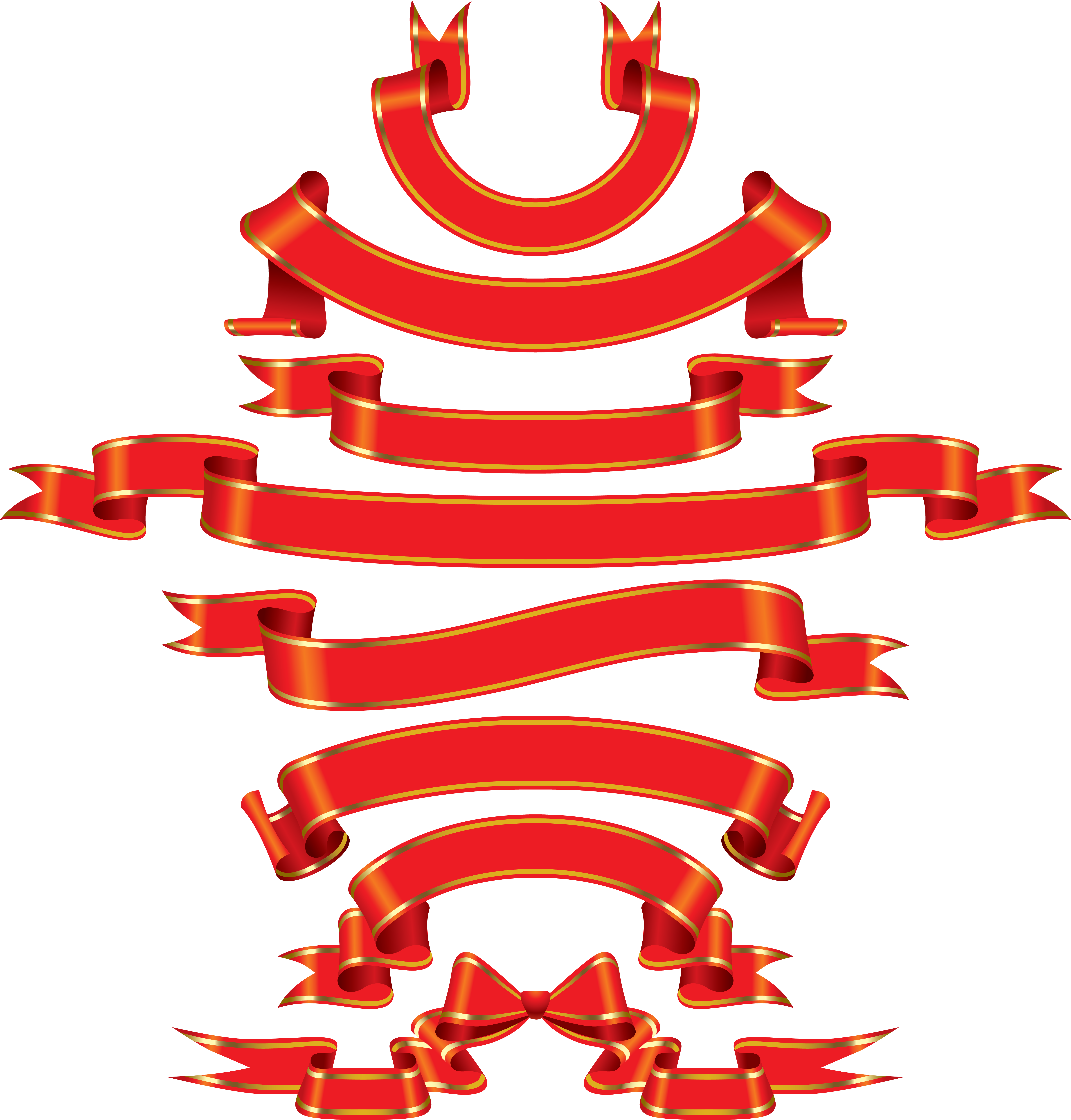 Ribbon Clip Art - Ribbon Clip Art (6902x7217)