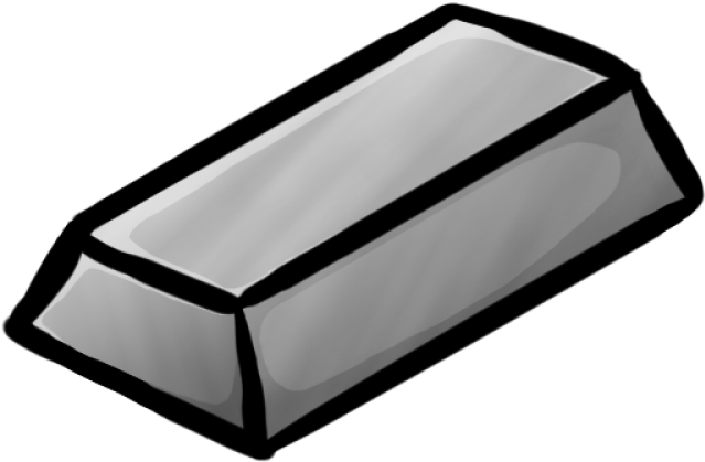 Bar Clipart Ingot - Golden Minecart (640x480)