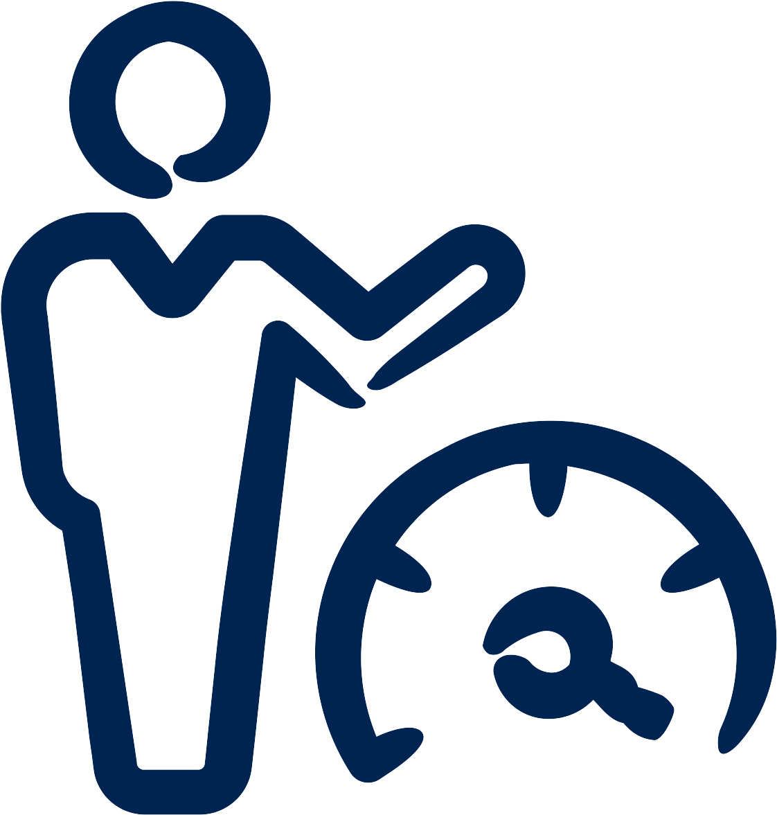 Donate Time - Speedometer Black Icon Png (1200x1200)