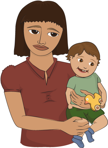 Mother And Child - Child Care (373x525)