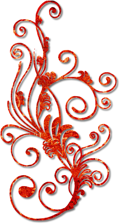 Swirly Branch Cliparts 26, Buy Clip Art - Swirl Red (387x720)