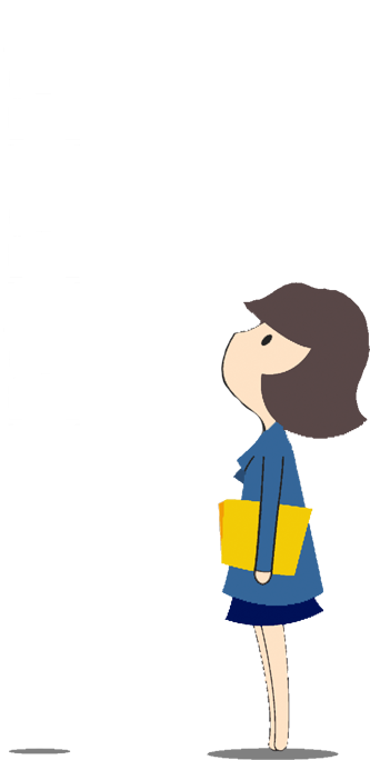 Inclusive Growth - Girl Looking Up Clipart (540x700)