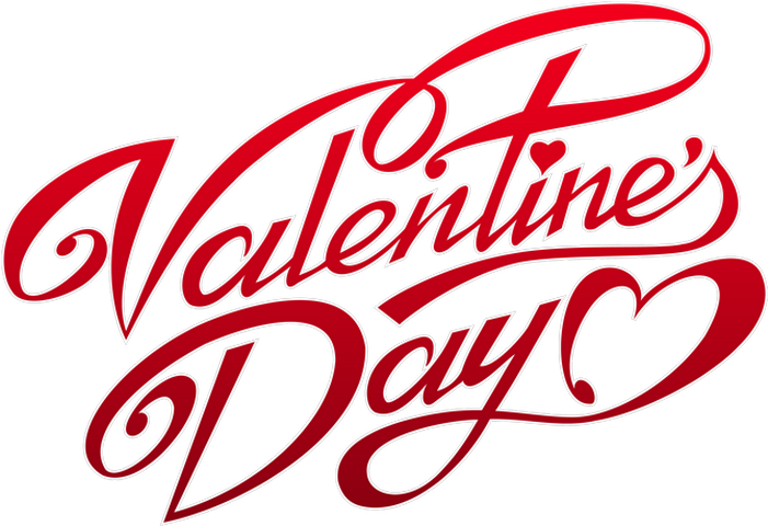 Valentine Symbol Clip Art - Happy Valentine Day Png (719x504)