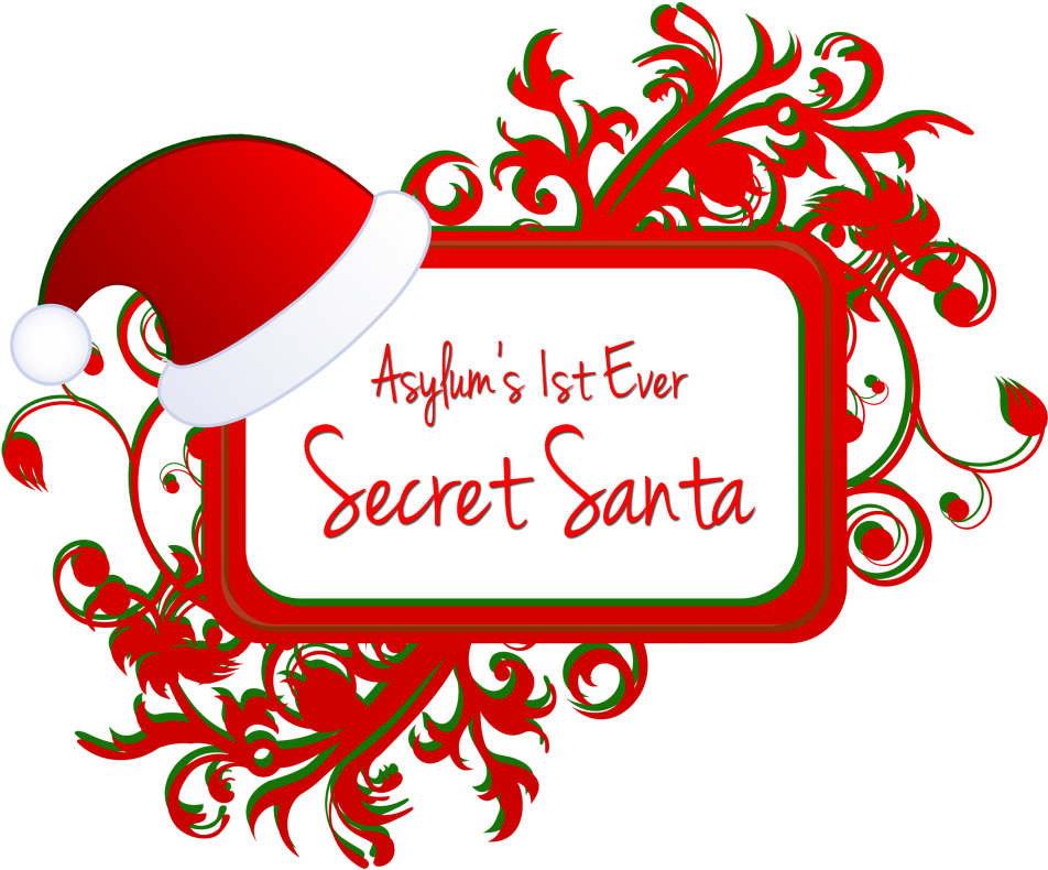 Secret Santa Clip Art Medium Size - Secret Santa.